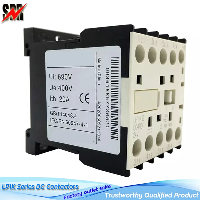 LC1-K06 09 12 16A Mini DC Contactor Lp1K09 DC 12V 24V 48V 110V 220V Contactor