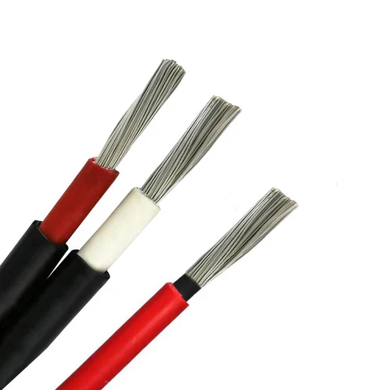 Fil solaire résistant TUV 6mm câble PV 10AWG deux